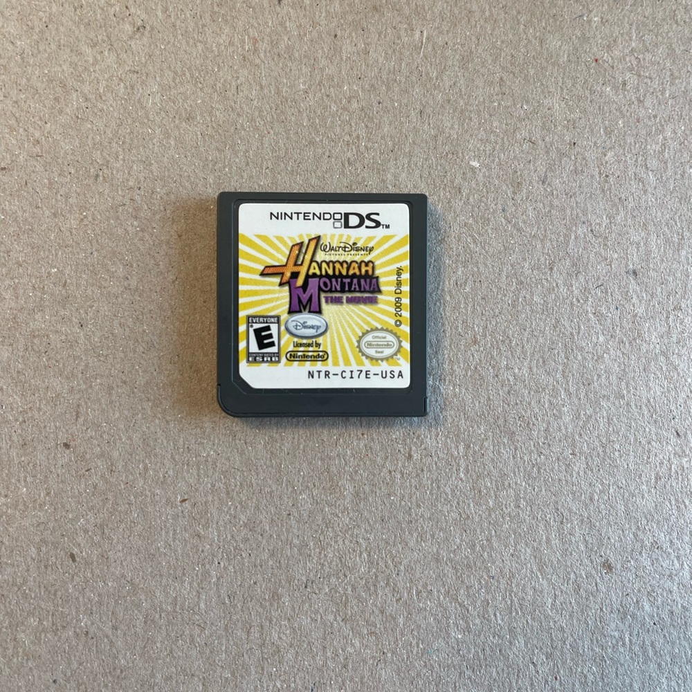 Nintendo DS Hannah Montana Game Cartridge - Only